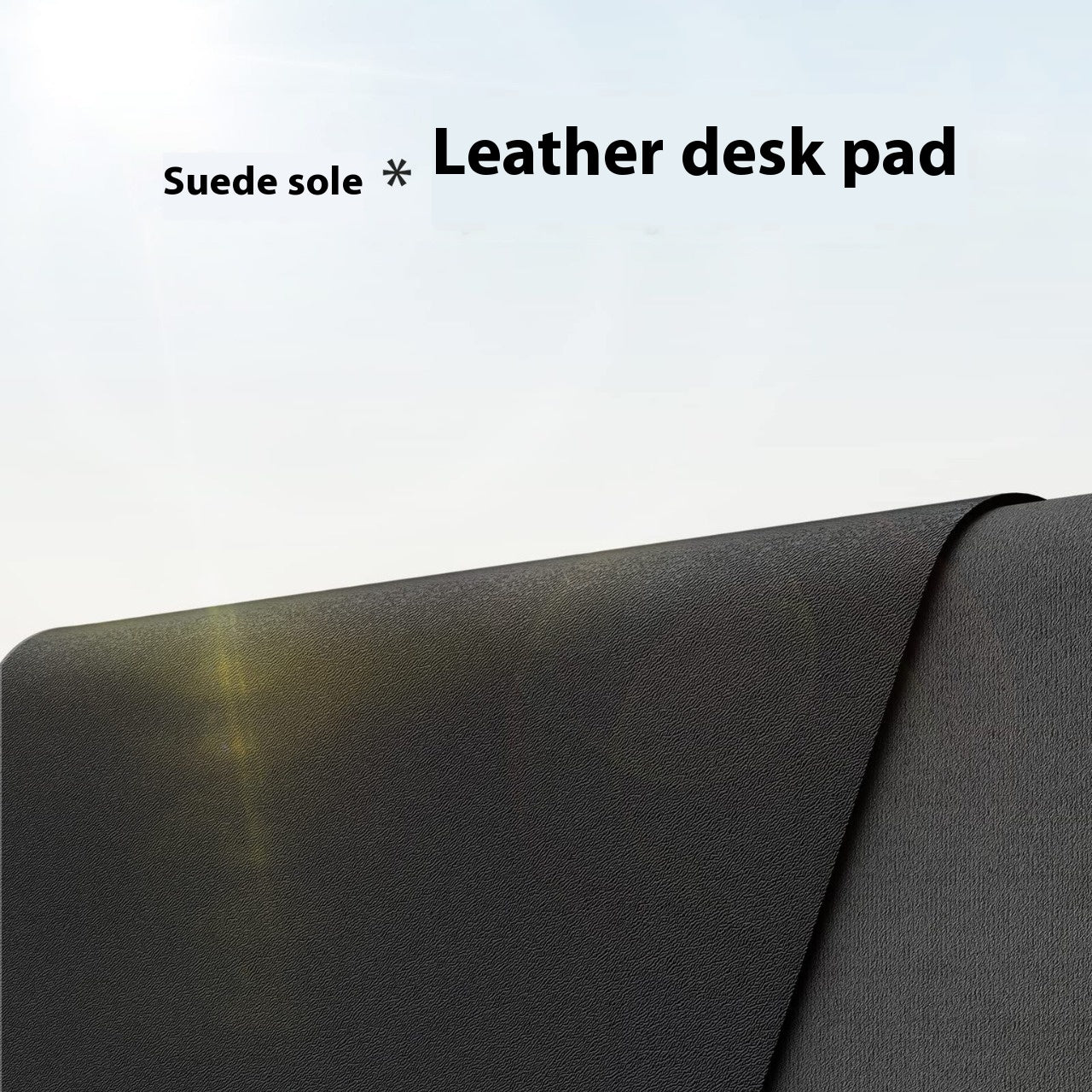 Fluff Bottom Leather Computer Mouse Table Mat