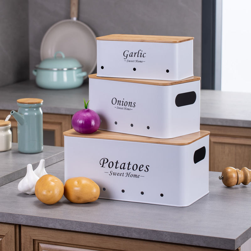 Stackable Metal Storage Cans For The Kitchen