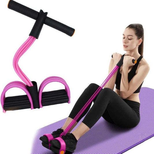 Six-bar Upgraded Sit-up Abdominal Yoga Fitness Resistance Rope