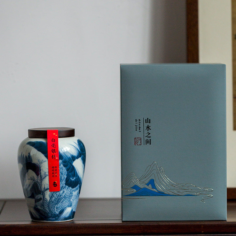 Ceramic Tea Canister Empty Can Gift Box