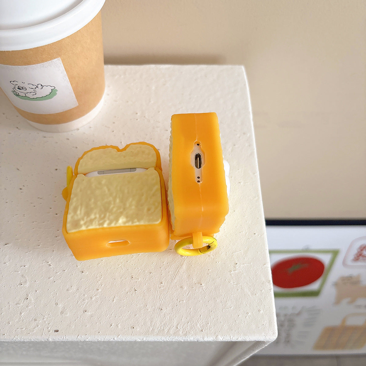 Korean Style Toast Bread Phone Case