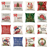 Christmas Throw Pillow Covers 18 x 18 in – 25 Festive Designs
