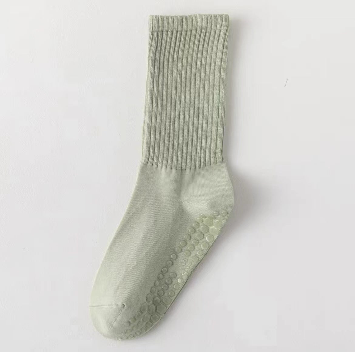 Springautumn Mid-calf Professional Fitness Pilates Non-slip Socks