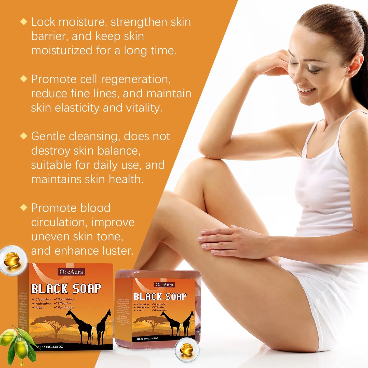 Body Cleansing Bath Soap Moisturizes And Moisturizes Body Cleansing Skin Exfoliating Dark Bath Body Soap