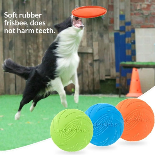 Pet Dog Bite-Resistant Training Flying Disc Fetch Toy