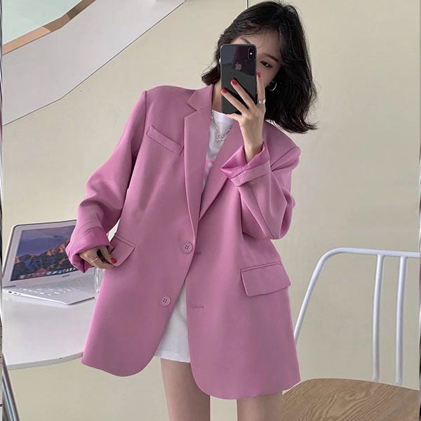 Korean-style British-style Suit Womens Coat