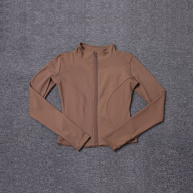 Yoga Clothes Sports Jacket Women's Tight Long-sleeved Quick-drying Breathable Top