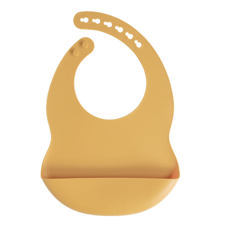 Silicone Bib Baby Feeding Bib Waterproof Food-grade