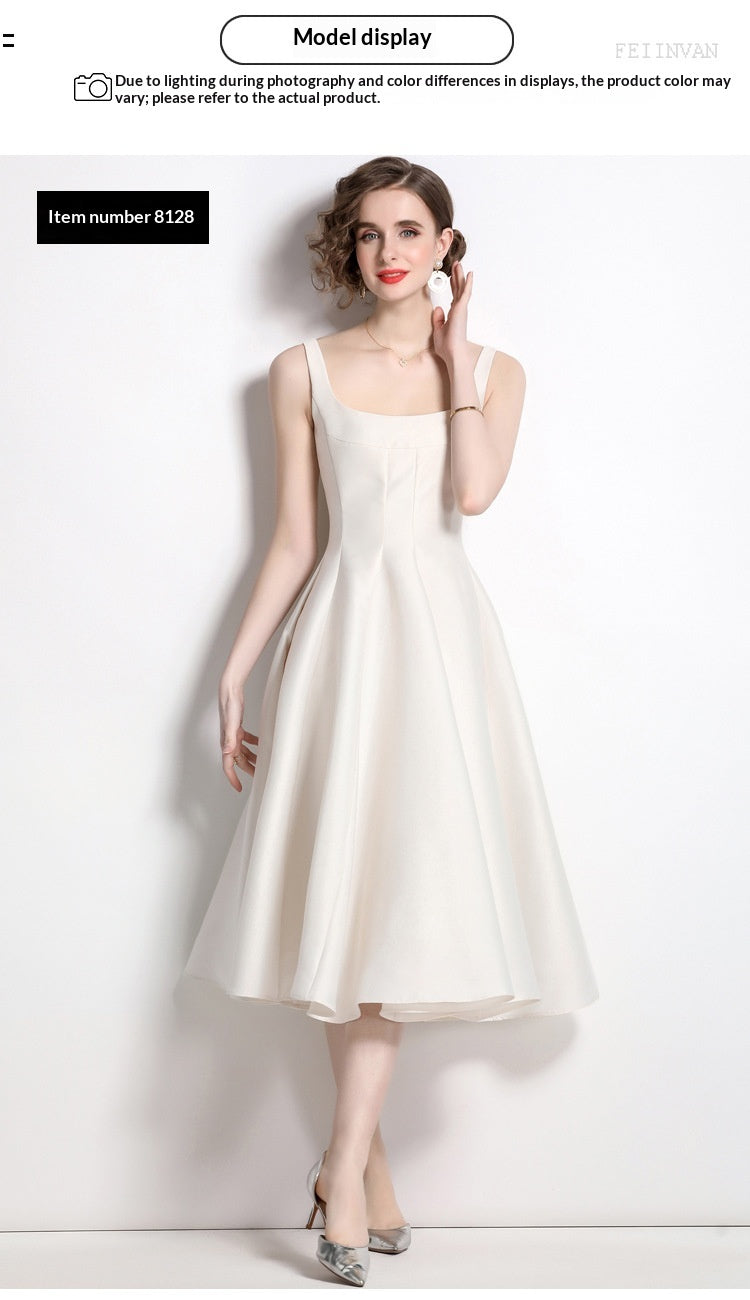 Womens Fashion Sexy Vintage Strap Dress
