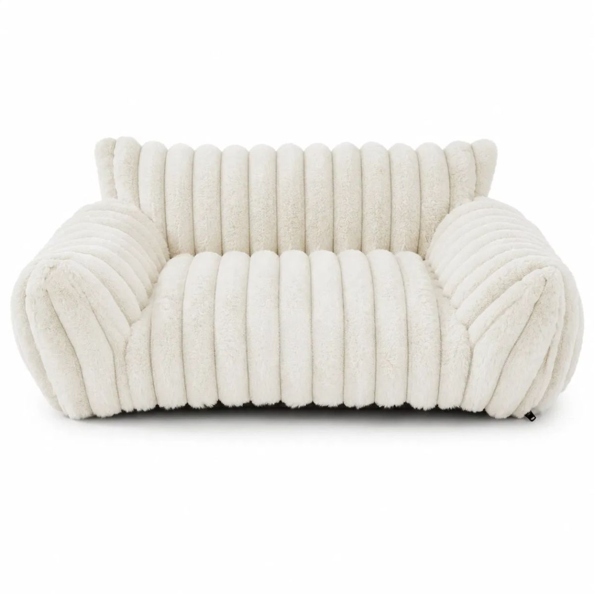 Cute Cat Couch For Pets - Fluffy Cat Beds With Premium Soft Corduroy Fleece, Fuzzy Cats Beds For Indoor Cats With Removable Washable Cover, Supportive Pet Sofa