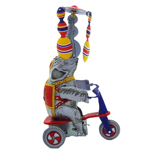 Circus Elephant Riding A TricycleA Collectible Creative Gift And Photography Prop.