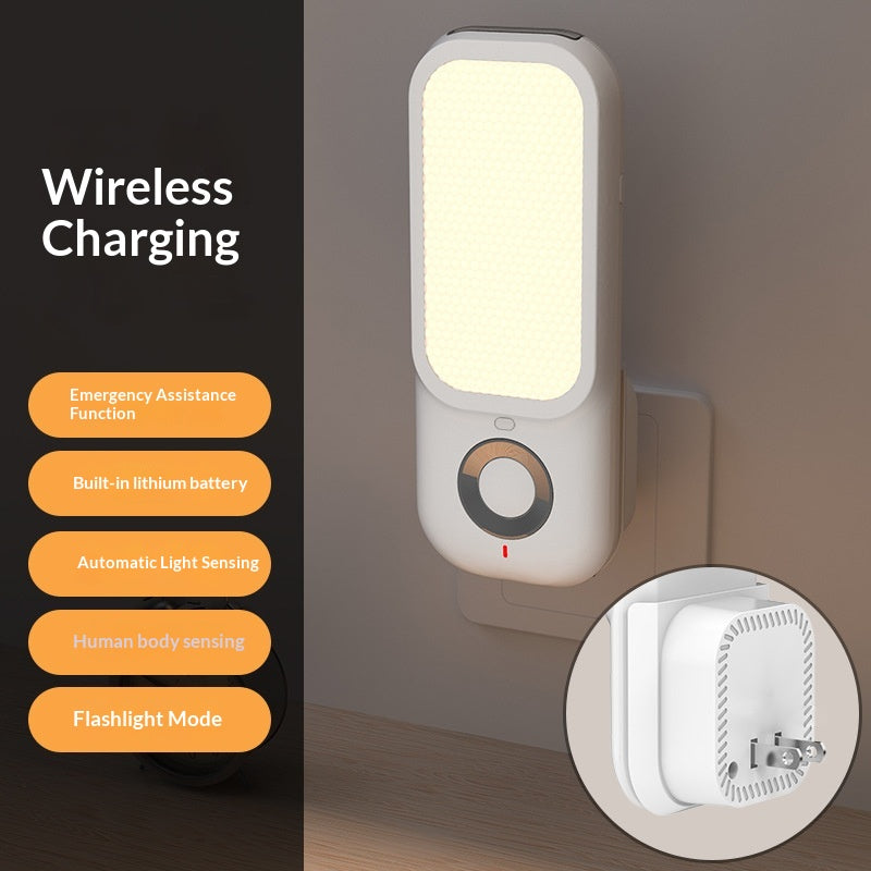 Wireless Charging Human Body Bedside Sensor Night Light