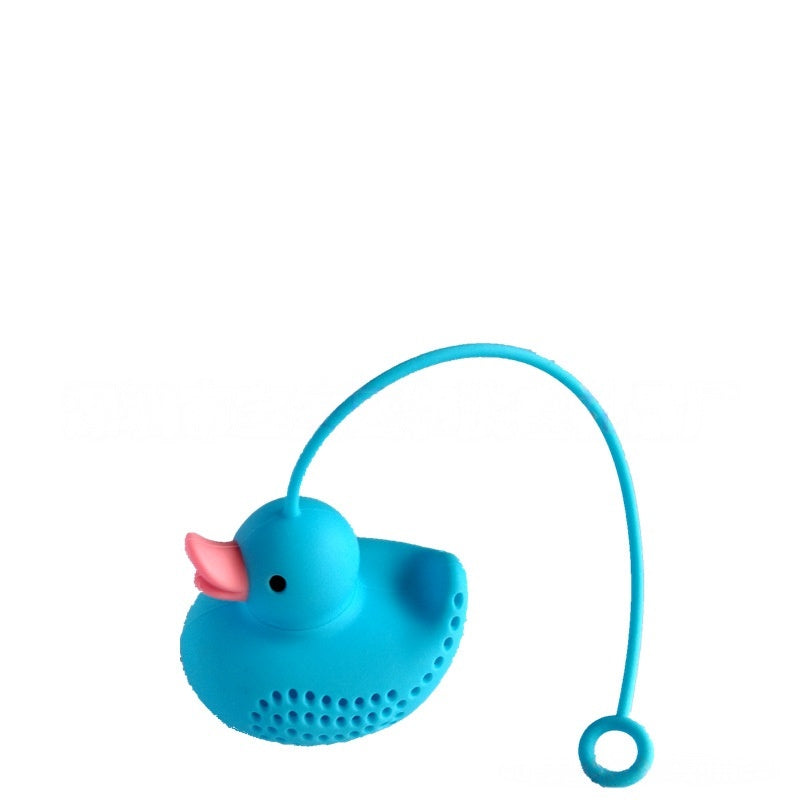 Tea Flower Tea Filter Duck Silicone Tea Infuser