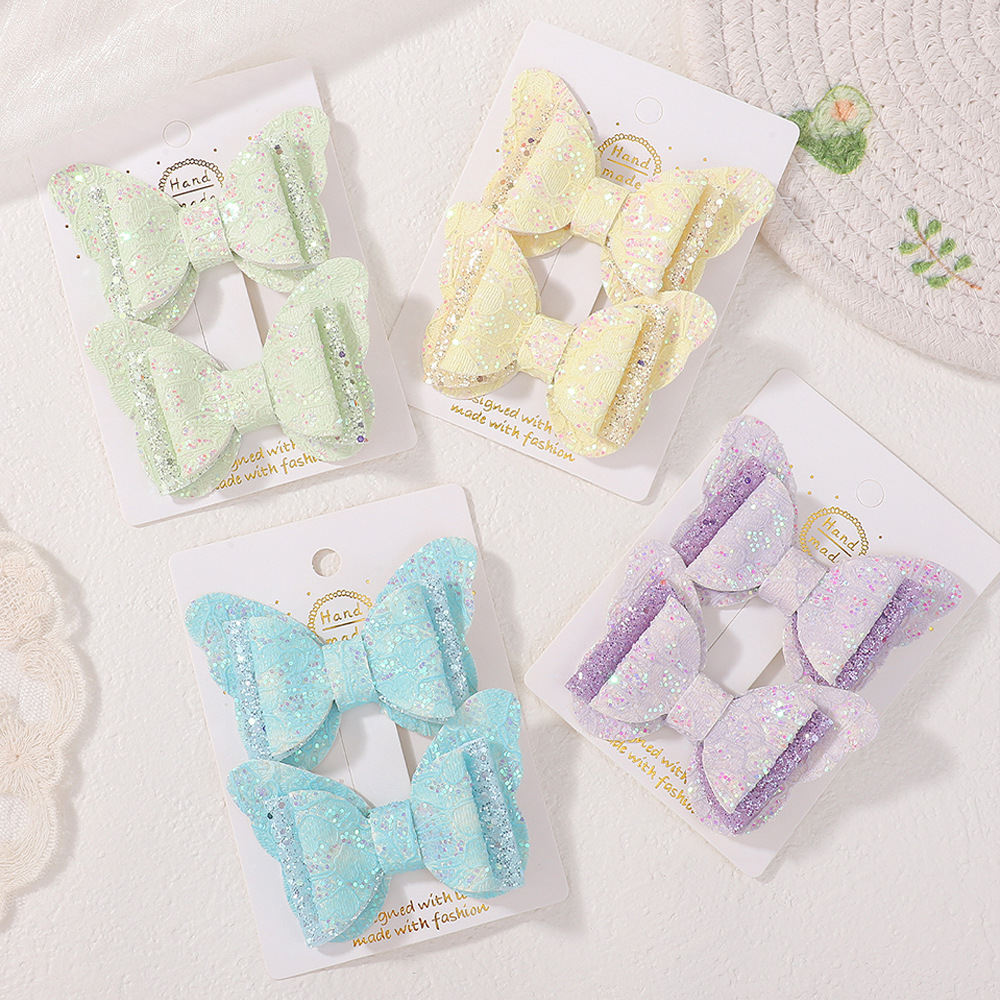 New Kids Bow Hair Clip Set