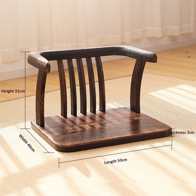 Solid Wood Tea-Serving Small Stool Tatami Seat