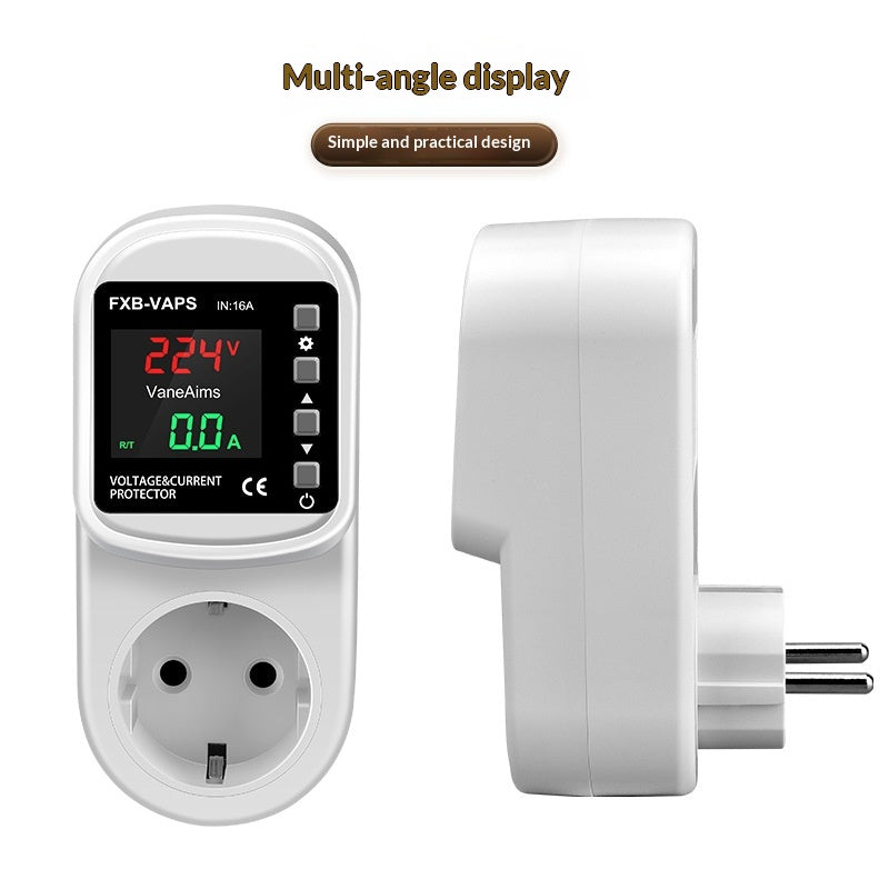 Self-Resetting Over Under Voltage Protection Socket Current Limit For Home Air Conditioner South Africa Standard Plug