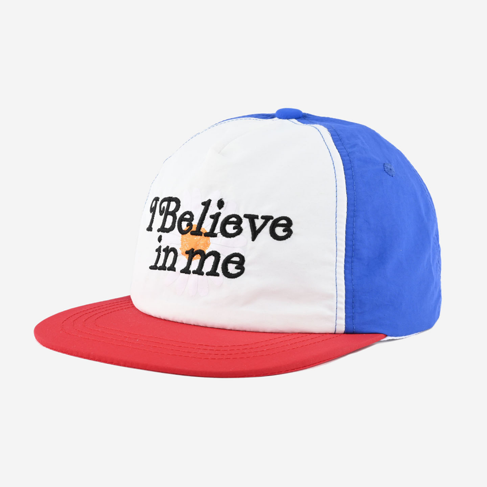 Color-matched Plaid Daisy Lightweight Quick-drying Flat-brim Baseball Cap, Suitable For Outdoor Use And Versatile For Casual Wear