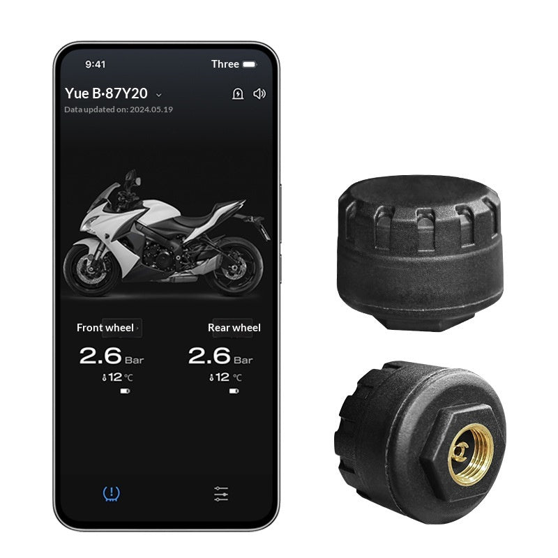 Motorcycle Bluetooth Diagnostic Tool With External Universal Sensor For Mobile Apps