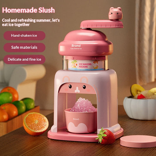 Hand-cranked Ice Shaver For Kids For Home Use