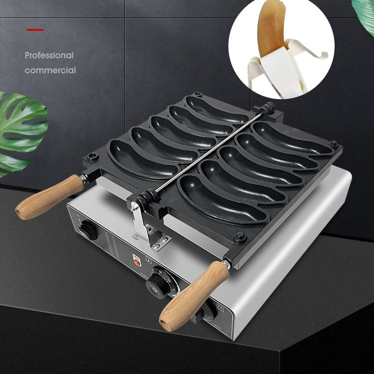 Banana Street Food Stalls Bursting-Fill Banana-Shape Electric Toast Machine