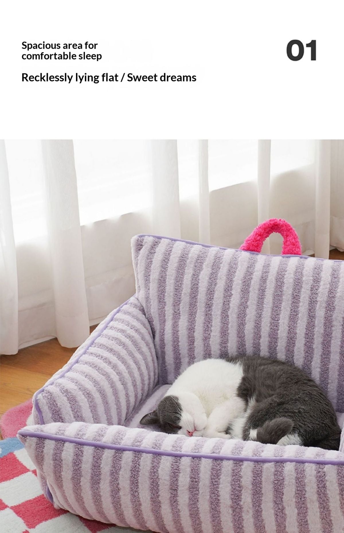 Pet Sofa Zeze Open Cat Nest Warm Cat Bed