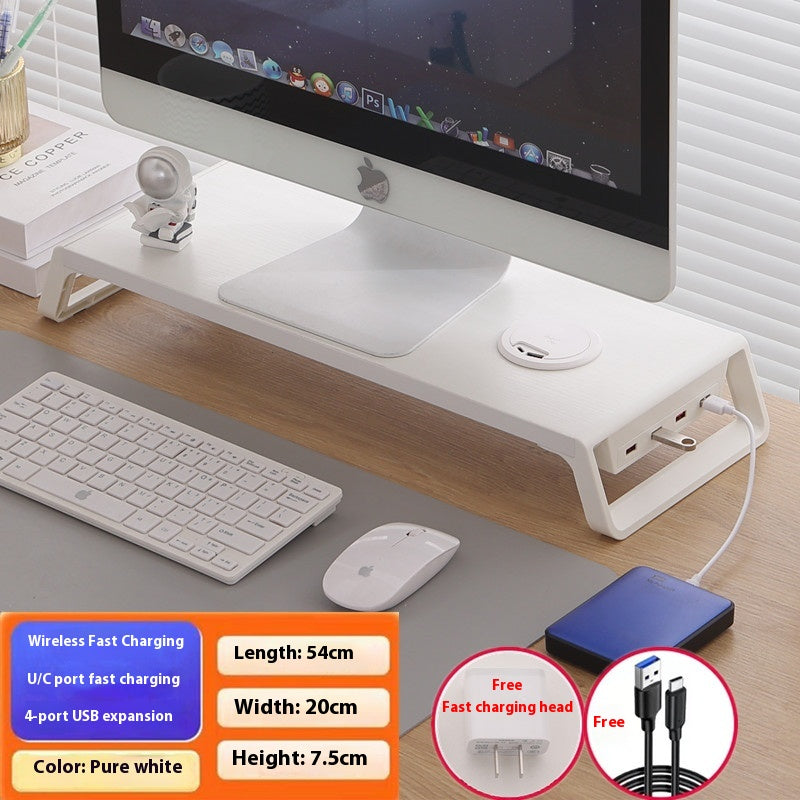USB Docking Station Wireless Charging Storage Multi-function Indicator Light Bracket