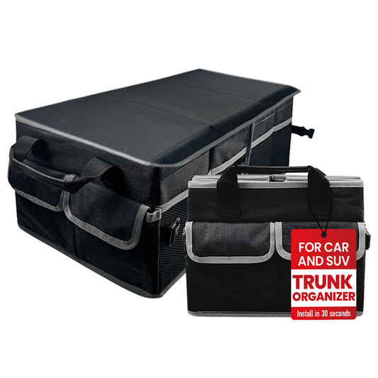 Black And Gray In-car Storage Box Multi-functional Car