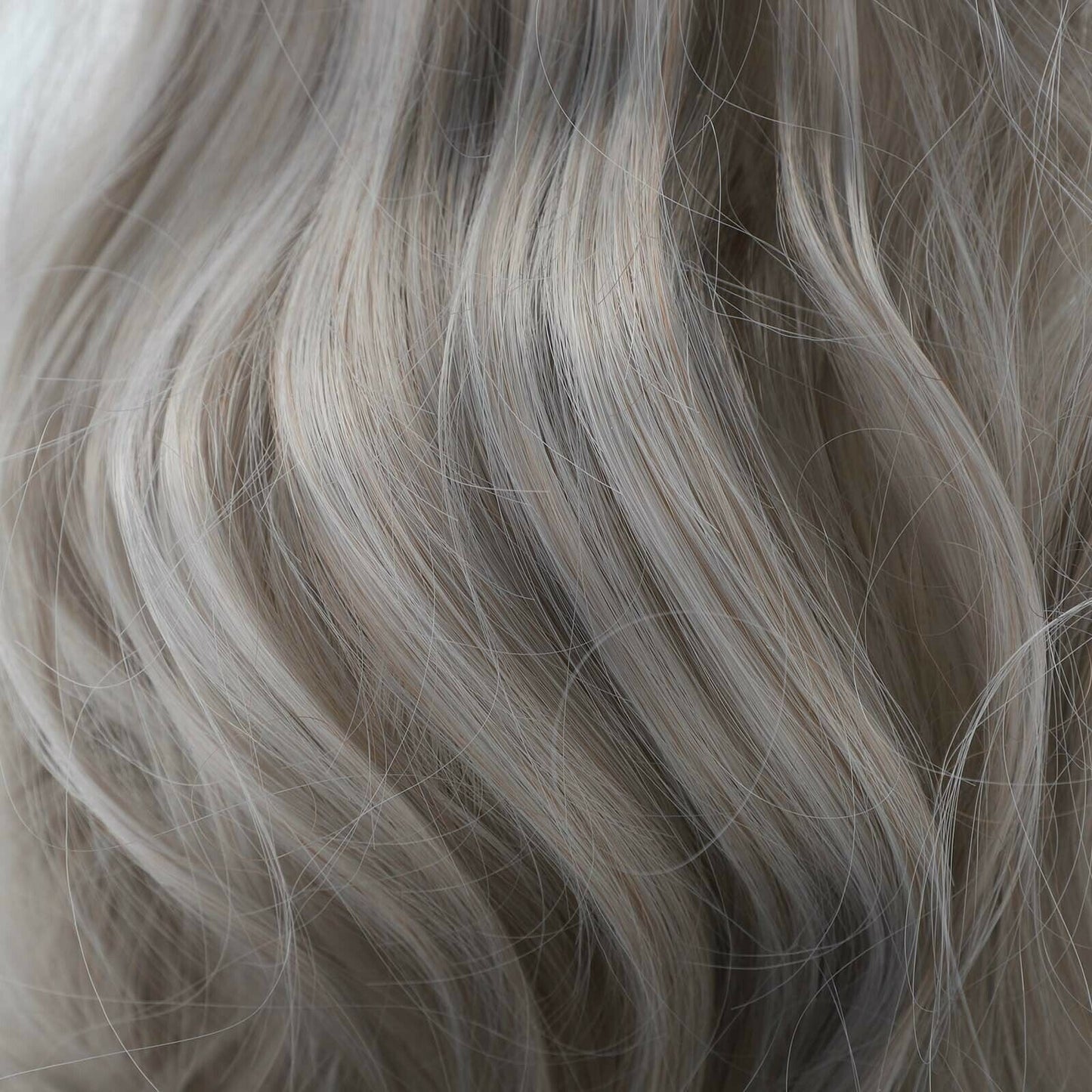The New  Brown Gold Blonde Long Wavy Wig Synthetic Curly Hair Cosplay Fashion