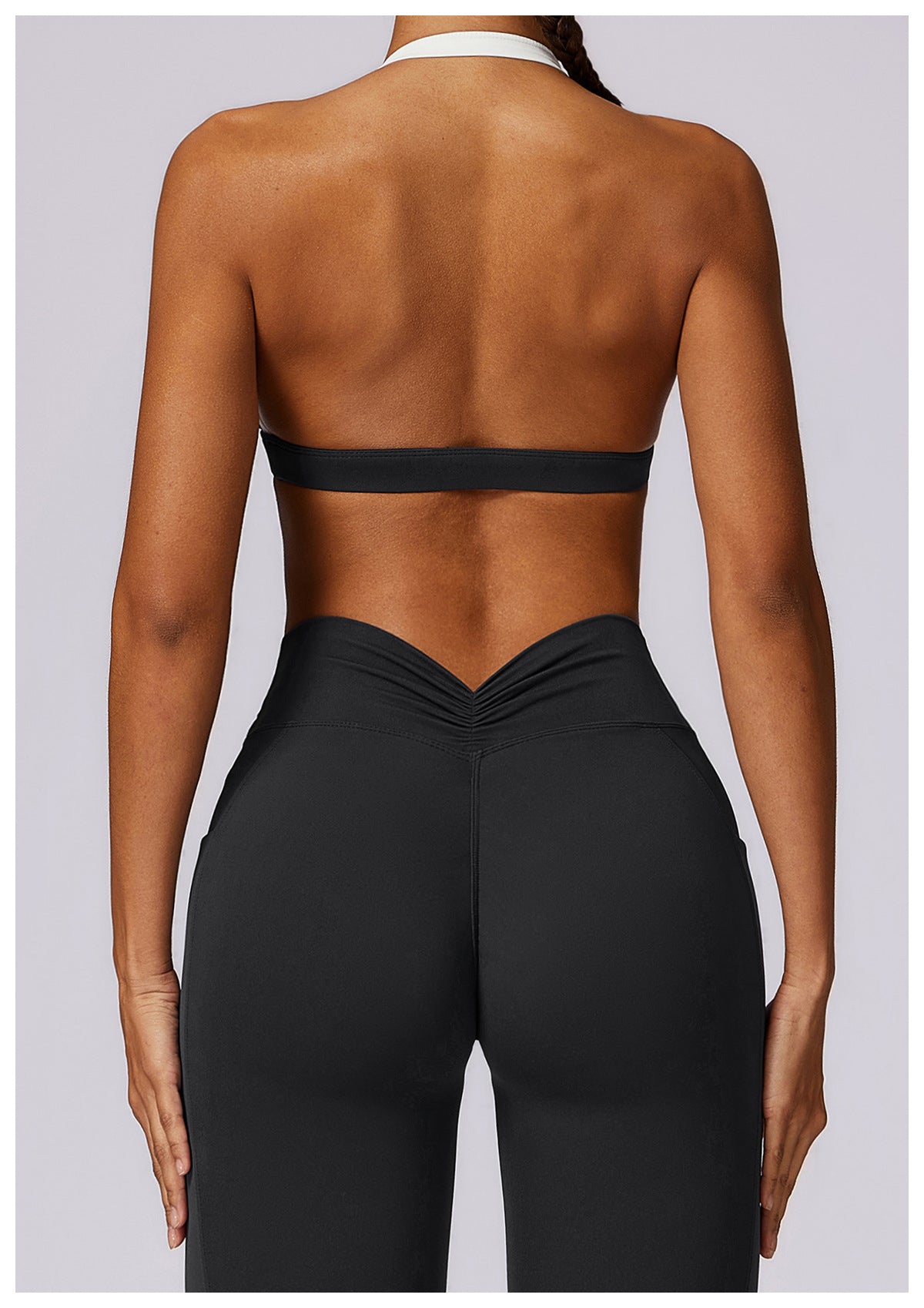 Halter Shockproof Beauty Back Yoga Bra