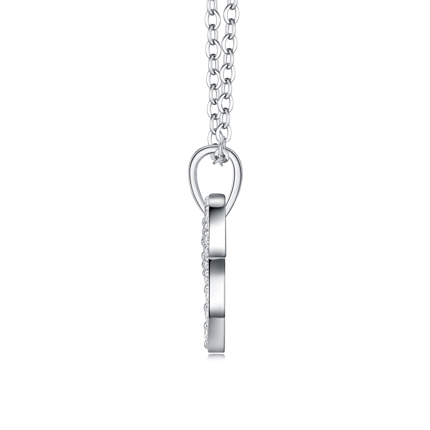 S925 Sterling Silver Aries Necklace For Women  D Color VVS1 Moissanite Zodiac Pendant, 3.2g Platinum Plated Astrology Jewelry With GRA Certificate, Perfect Birthday & Anniversary Gift Box Set For Her