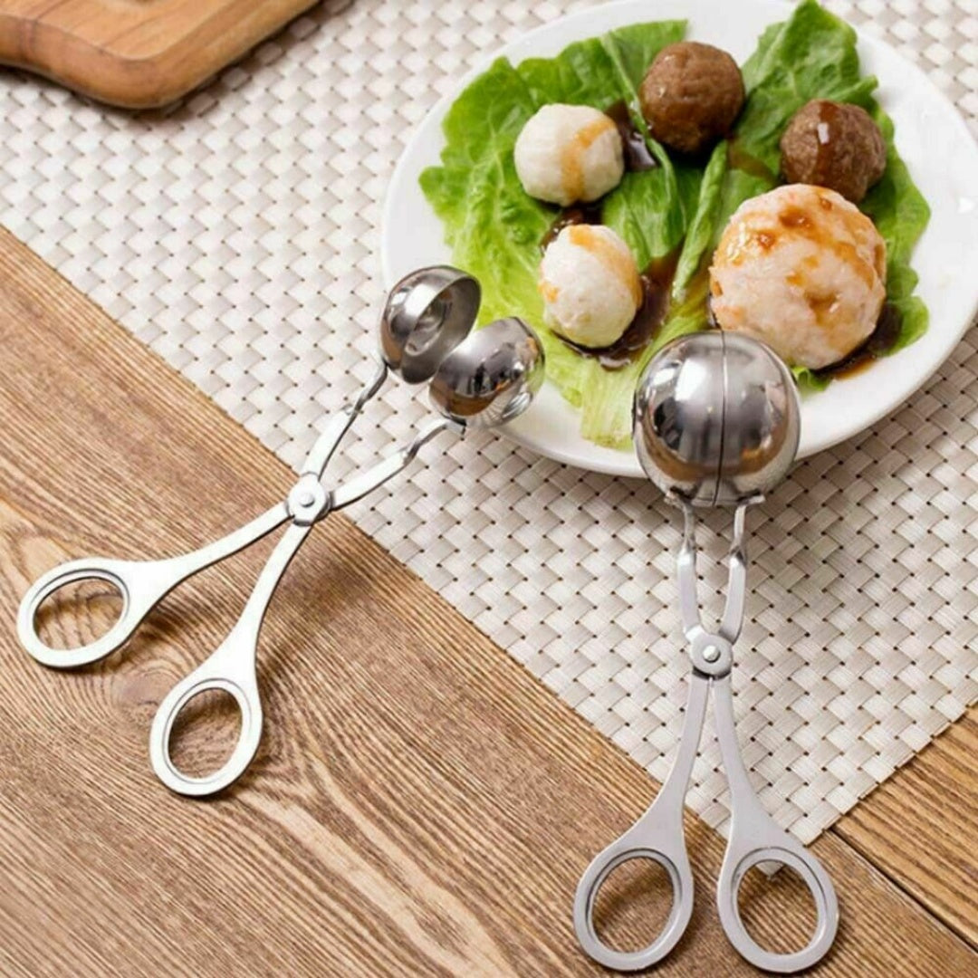 Meatball Maker Spoon Kitchen Stick Utensil Baller Meat Stainless Steel AUS L