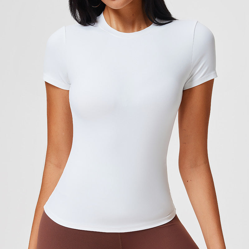 Slim-Fit Fitness Top For SpringSummer Yoga And Workout
