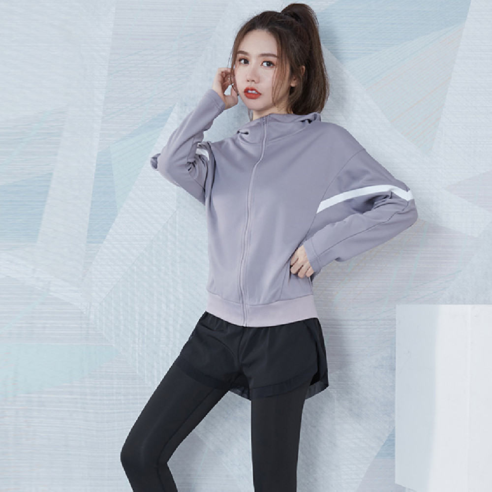 Yoga Clothes Set Female Spring And Autumn Outdoor Running Training Fitness