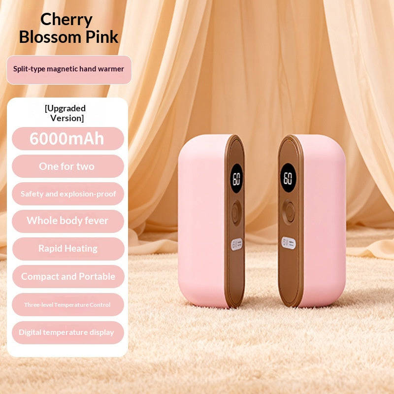 Portable Detachable USB Charging Magnetic Heating Hand Warmer
