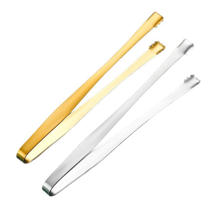 Stainless Steel Non-Slip Ice Tongs Food Tongs