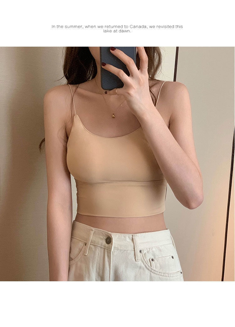 Ice Silk Beauty Back Camisole Women's Korean-style Underwear