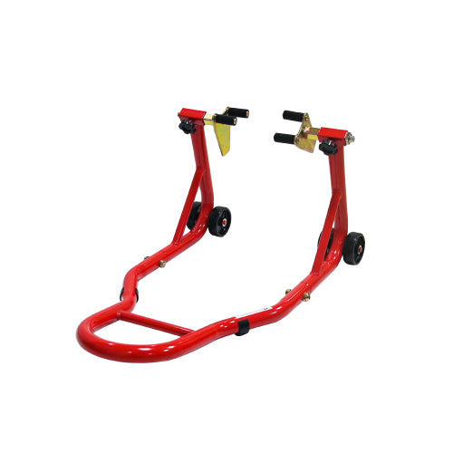Motorcycle Stand Lift 440lbs Front Rear Combo Stand Lift Stand Front Wheel Fork Stand Rear U K Fork Swingarm Spool Stand Compatible With Most   Motorcycles