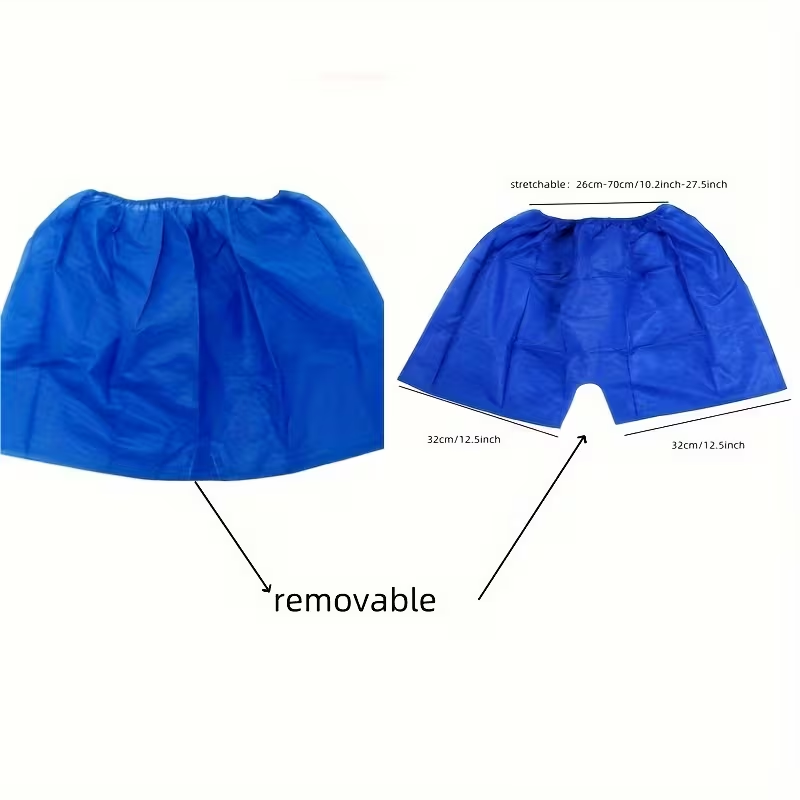 Men's Disposable Beltless Underwear, Soft And Breathable Sports Underwear, Suitable For Gym, Travel, And Spa Use. Quickly Packaged Boxer Shorts With Elastic Waistband, Fitness Underwear