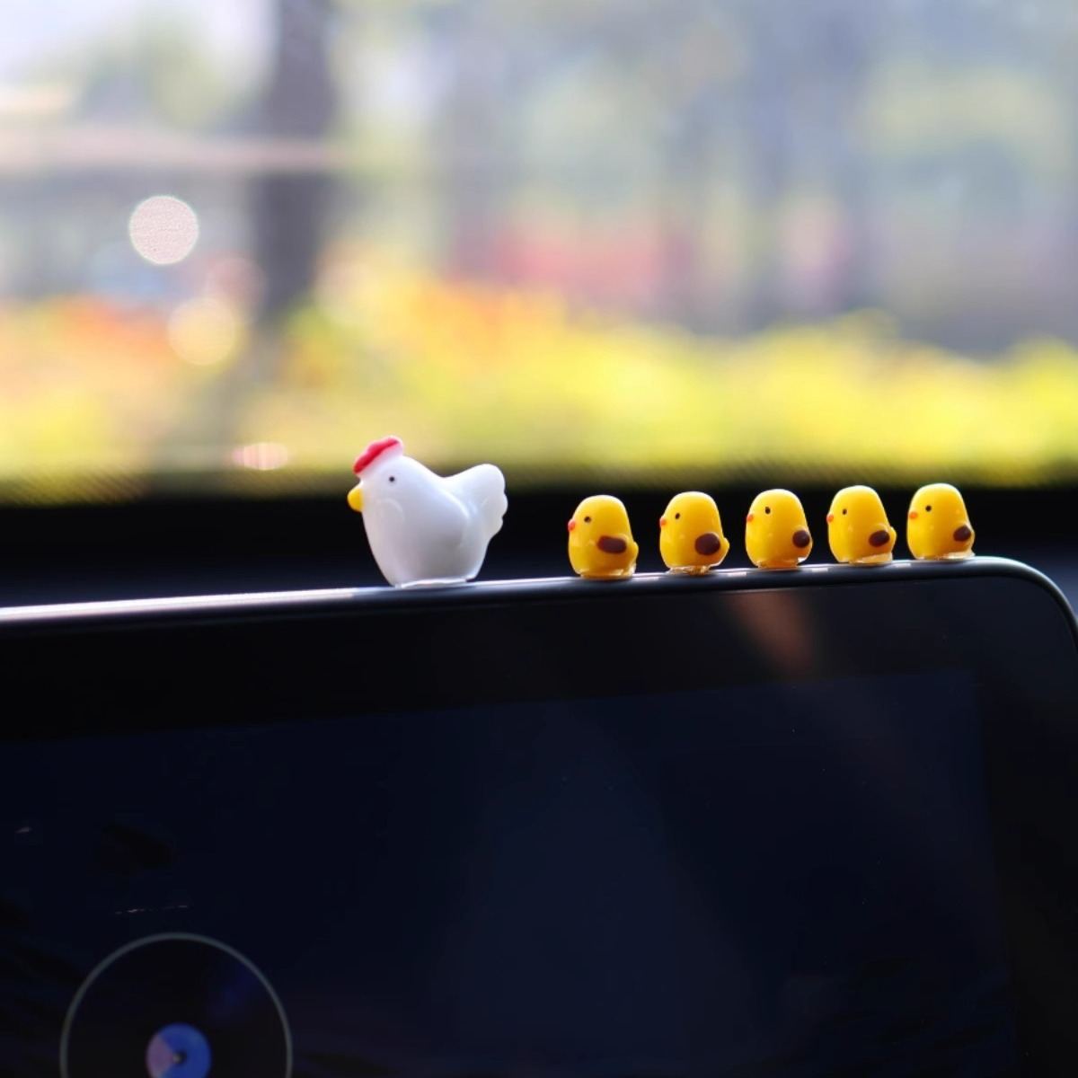 Little Chicken Car Accessories Decoration Doll Cute