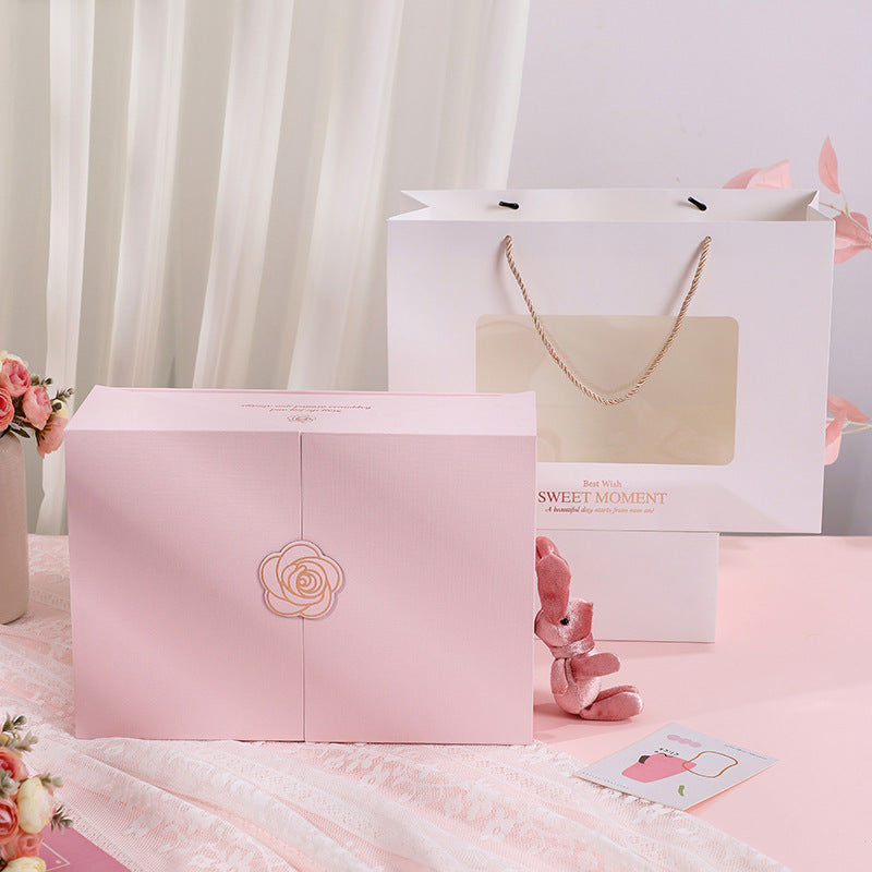 Double-opening Flip Premium-feel Gift Empty Box