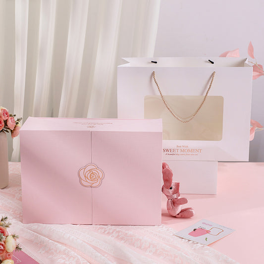 Double-opening Flip Premium-feel Gift Empty Box