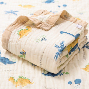 Baby Bath Towel Six-layer Pure Cotton Gauze Blanket