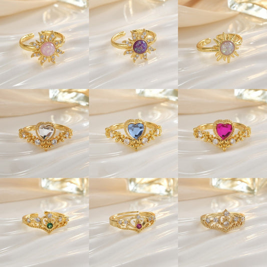Sunshine Love Crown Light-Luxury Fashion Ring