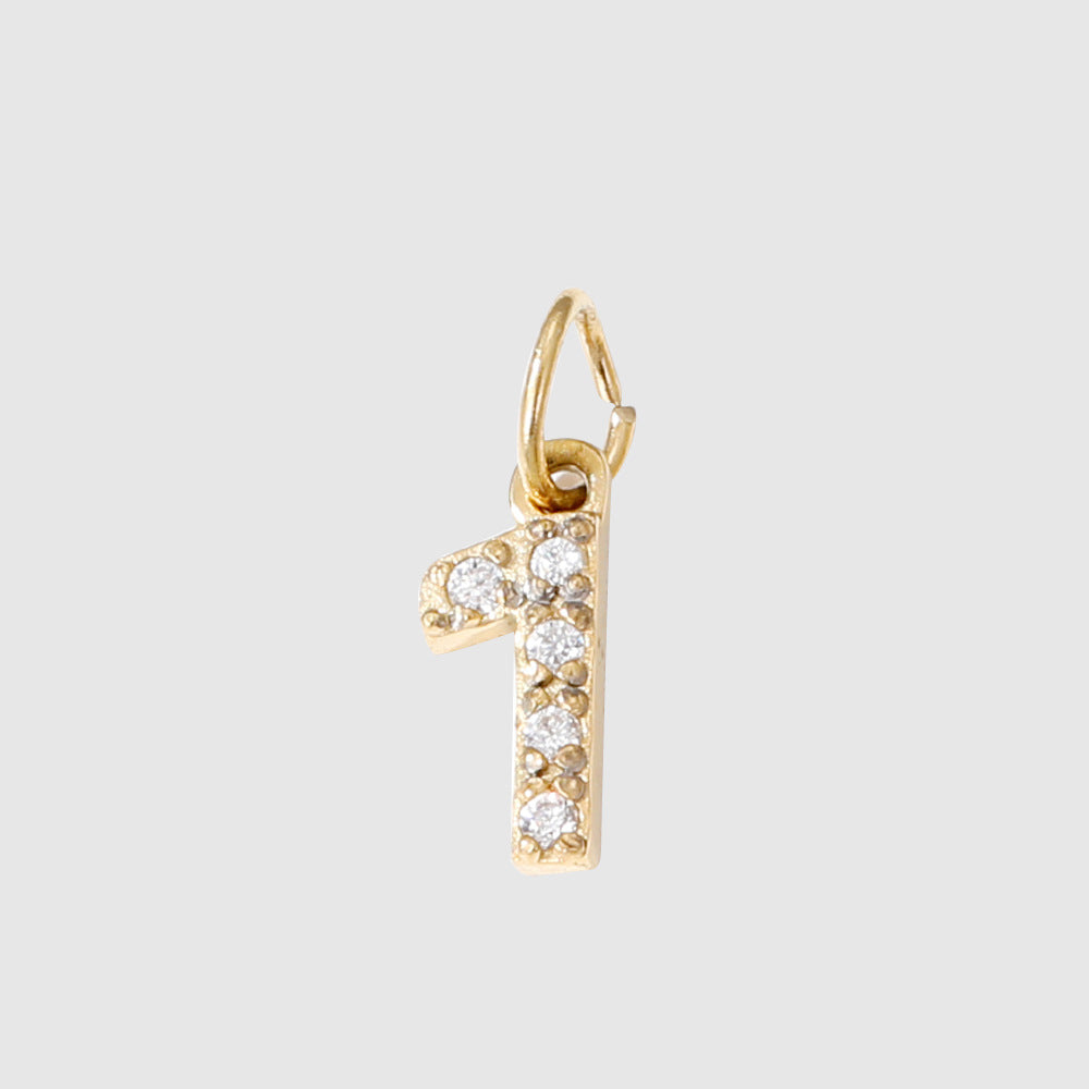 1 Piece 304 Stainless Steel Zircon Ion Plating 14K Gold Real Plated Letter Number Polished Stretch Adjustable Pendant DIY Jewelry Accessories
