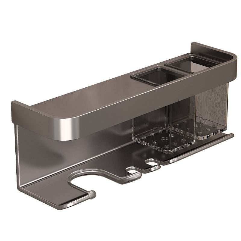 Punch-Free Hair Dryer Rack, Wall-Mounted Bathroom Hair Blower Holder, Bathroom Hair Dryer Storage Shelf