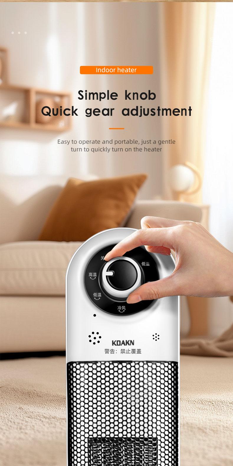 2000W Six-speed Adjustable Indoor Heater, The Best Choice For Home Use