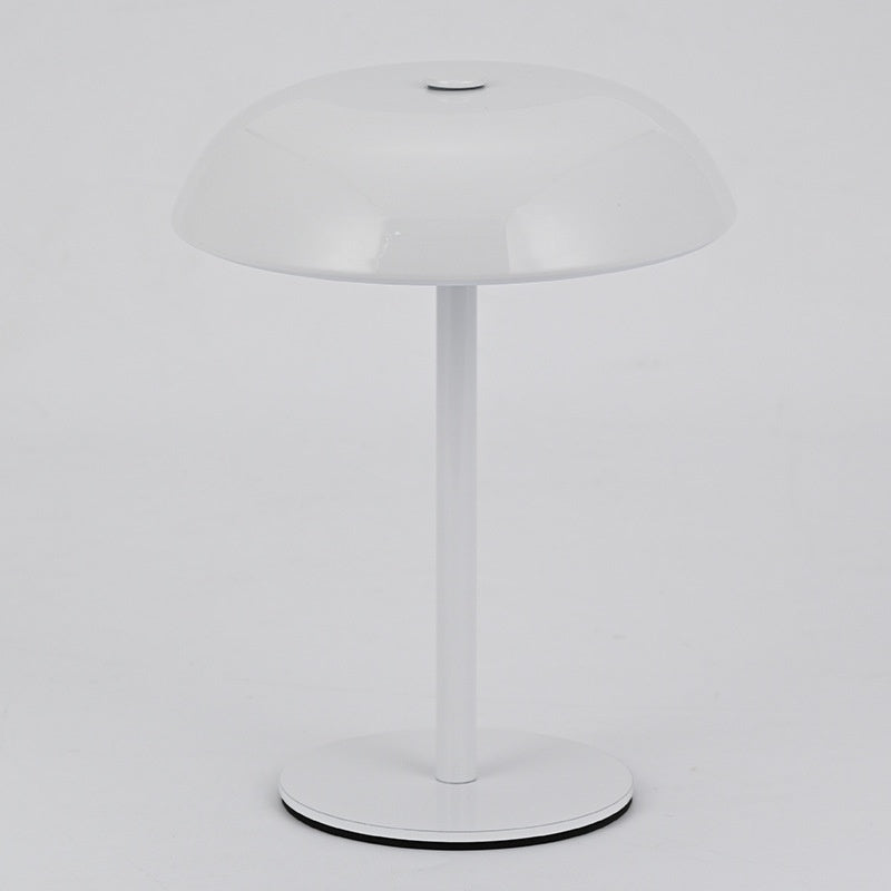 Iron Mushroom Charging Table Lamp For Bedroom And Dining Room Decor