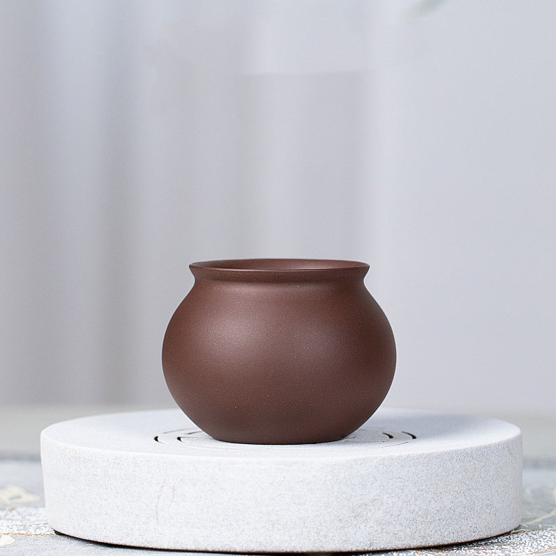 Simple Household Use Zisha Teapot Tea Set