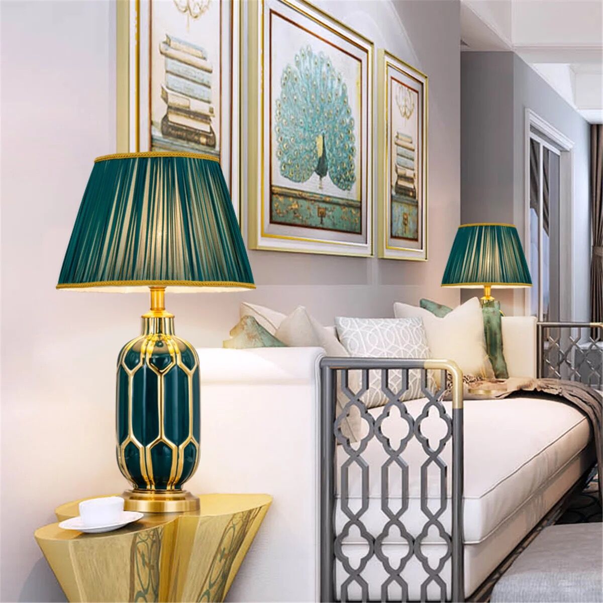 Bedroom Chandelier Minimalist And Creative Nordic Gold-trimmed Design For Home Use