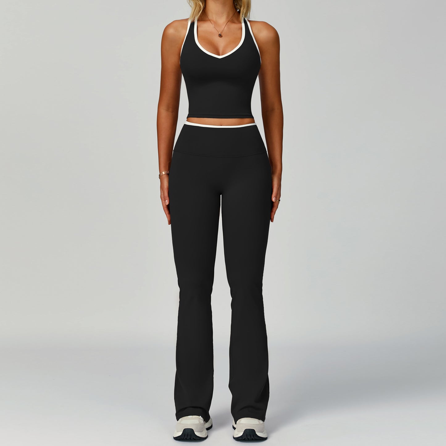 Women's Sports Suit Skinny Yoga Clothes Fitness Suit